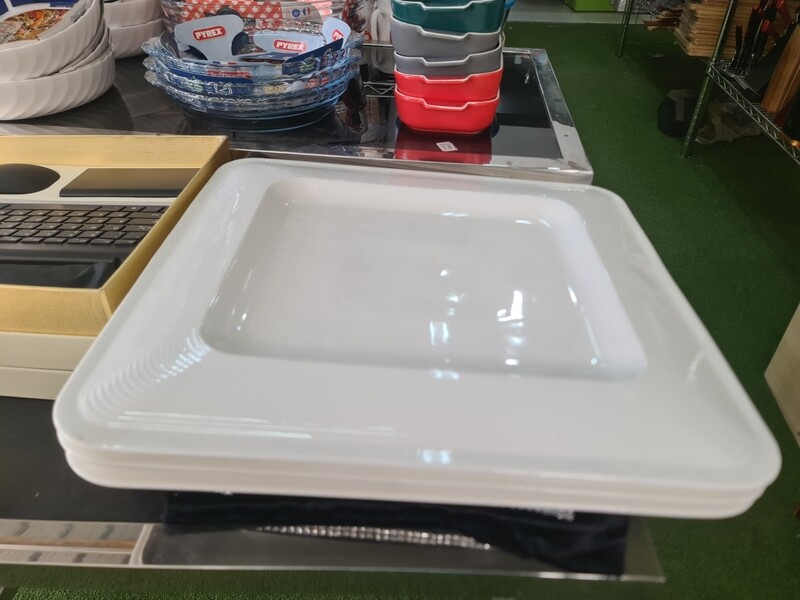 Dinner Plate 1pc Large square  Serving Platter Set 41cmx38cm  | Impressively Sized for Stylish Entertaining #Bp02