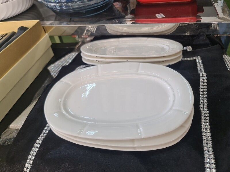 Small ceramic dessert serving plates 21cmx14cm 1 Piece #SP02