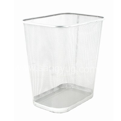 Mesh Stationery -Square Trash can 260X208X305MM SILVER #MSL-9105B