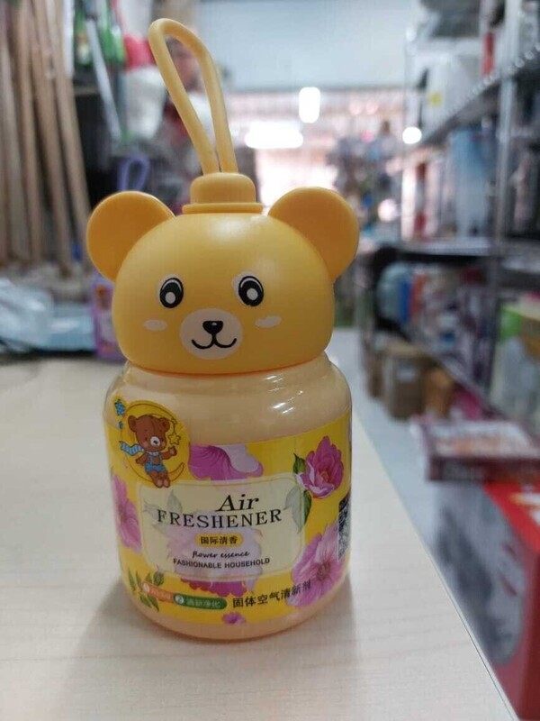 Air Freshener bear solid 1pc  198ml. Scents Lemon Jasmine Osmanthus Lavender Rose International