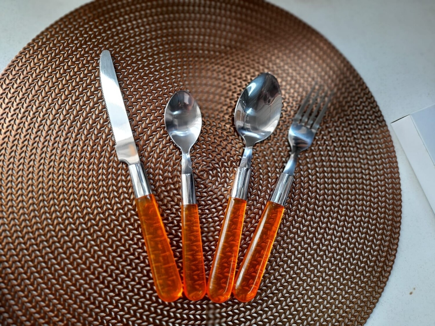 Reusable outdoor Elegant 4pcs cutlery set #ST-Q007
