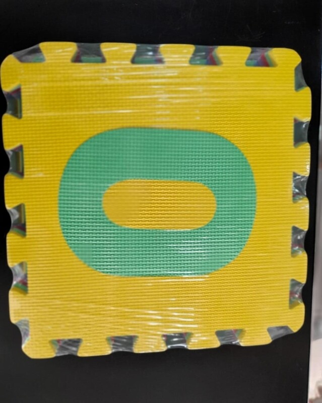 Floor mats numbers pattern 10pcs 31x31x1cm