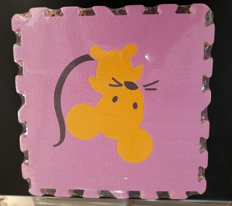 Floor mats animals pattern 10pcs 31x31x1cm