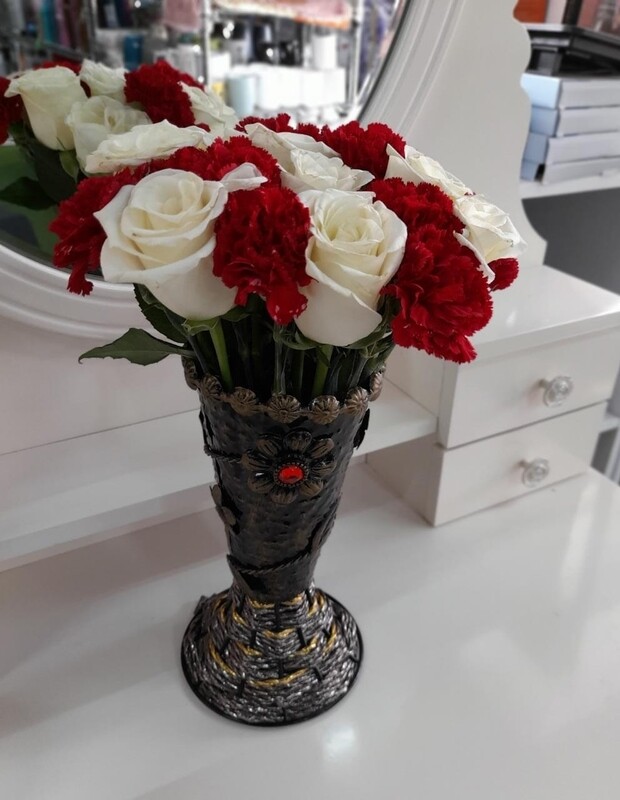 Metallic Flower Vase – TZF-193