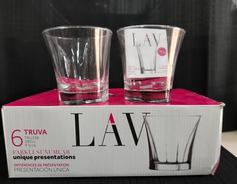 LAV Truva Glasses Whisky Glass 280cc #TRU338