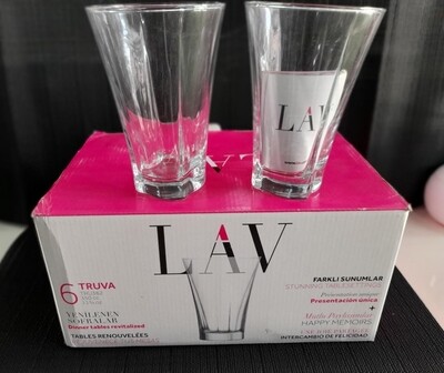 LAV Truva 3pcs Set Glasses 350cc #TRU362
