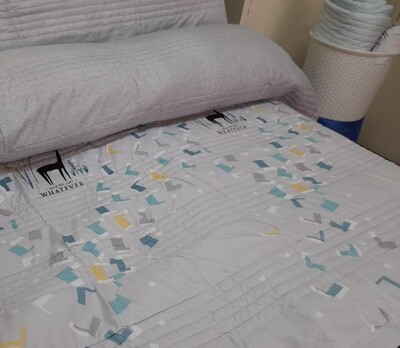 Bedcover 5x6 Printed, light Summer Bed cover blanket. Throw blanket. Sofa blanket