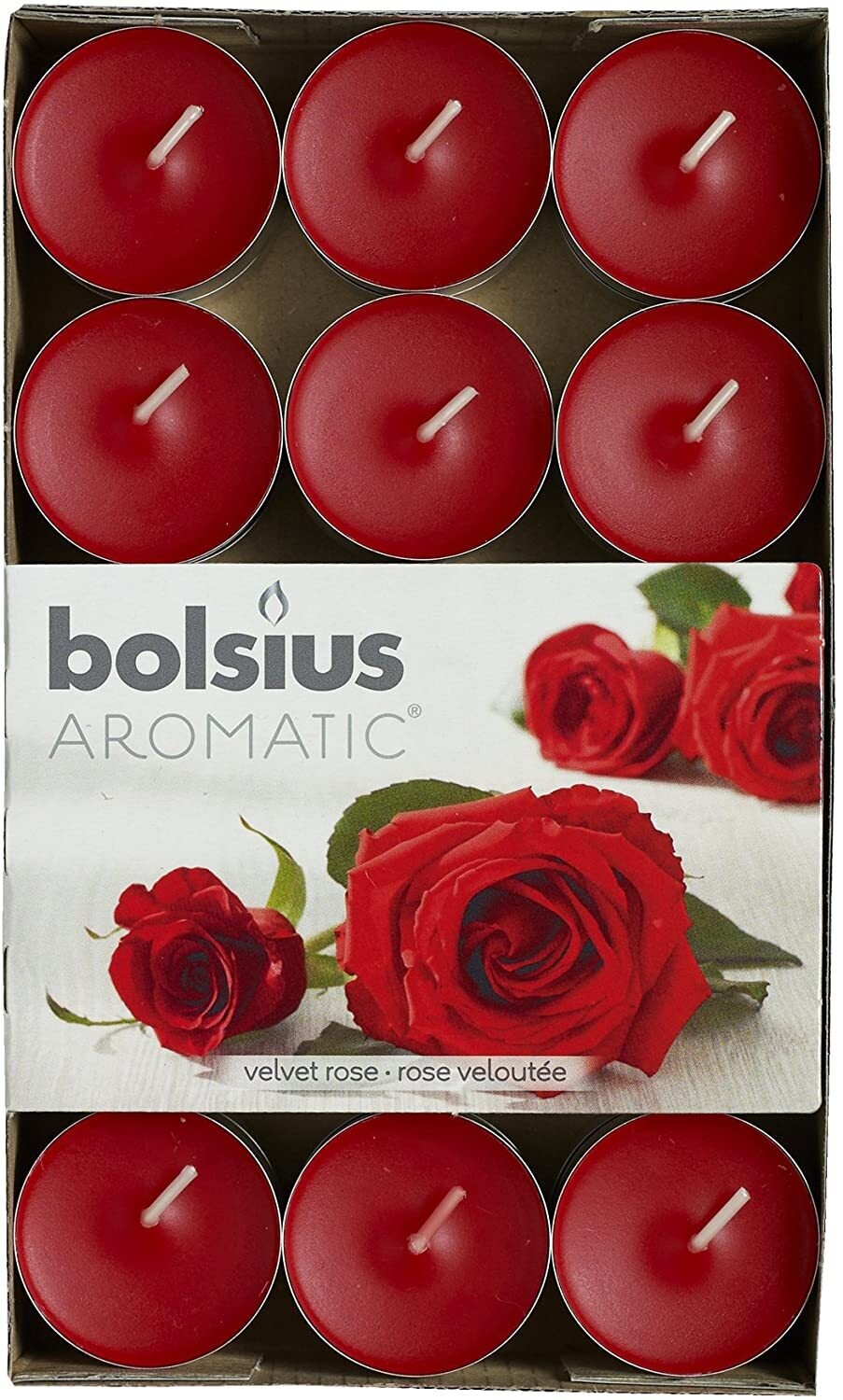 Bolsius Aromatic Scented Tea Lights 30 Pack 1.42 x 4.84 x 7.95 inches