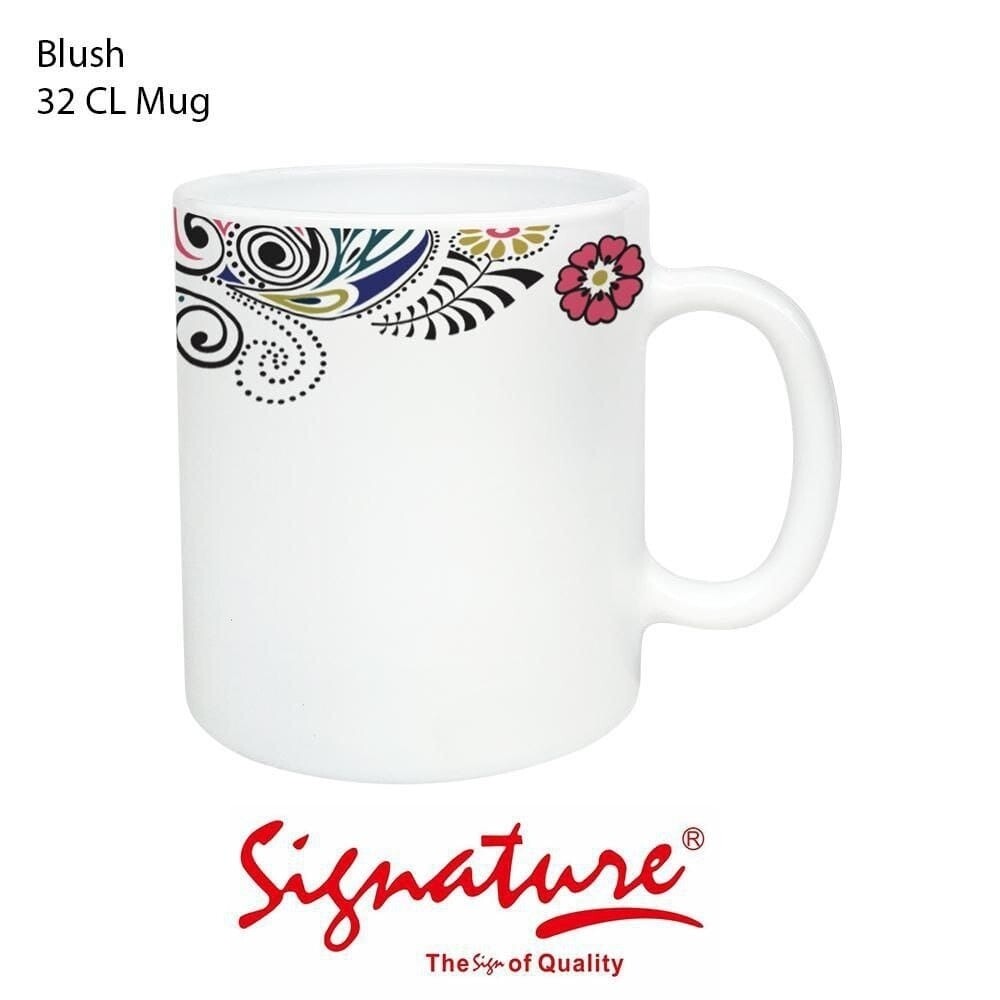 Signature blush mug 32cl 6pcs