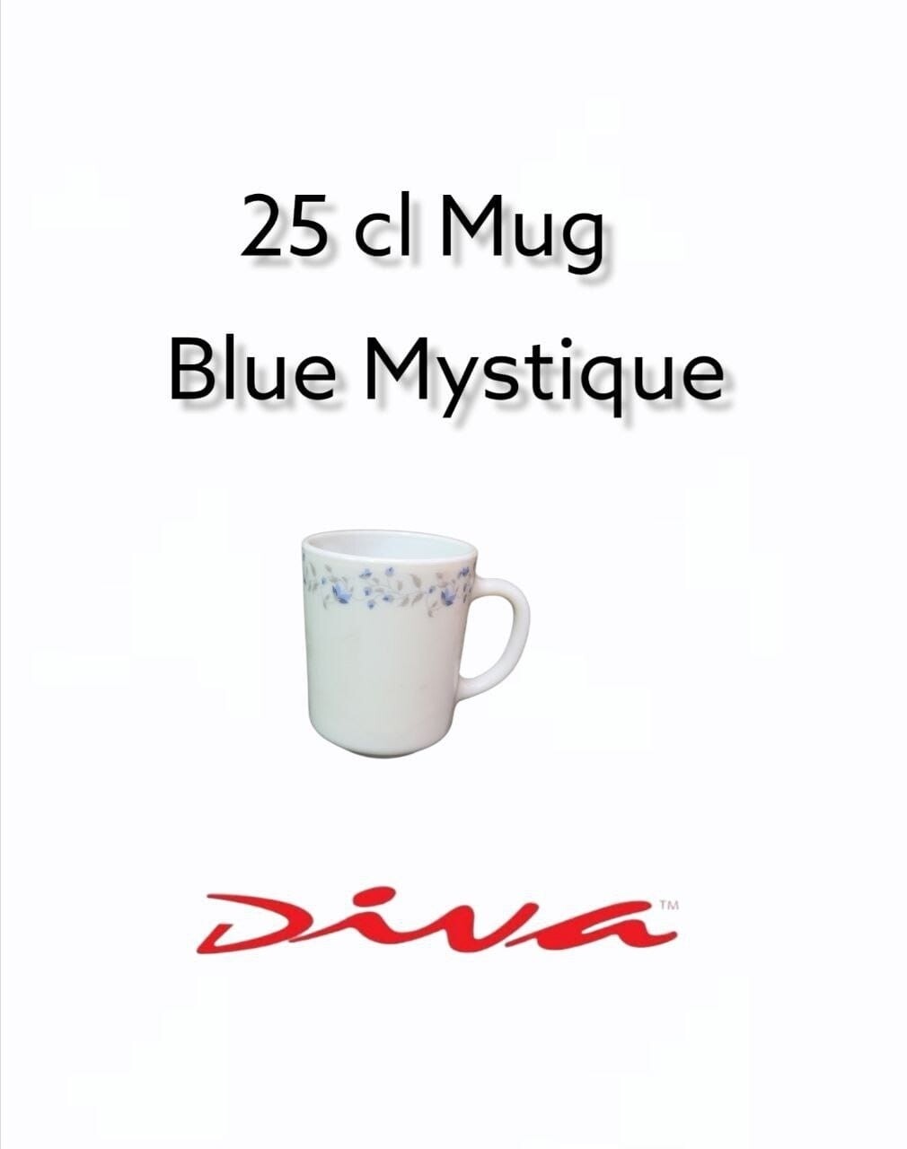 Signature blue mistique 32cl 6pcs mugs