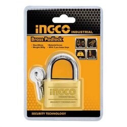 INGCO Heavy Duty Brass Padlock DBPL0502 - Reliable Security Solution