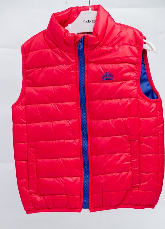 BOYS HALF JACKET B/WARMER RED PRB-U34 (8YRS-16YRS)
