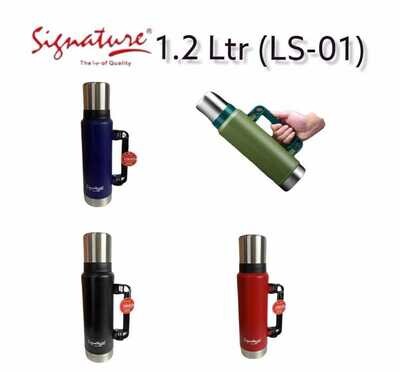 Signature unbreakable vacuum flask 1.2L LS-01