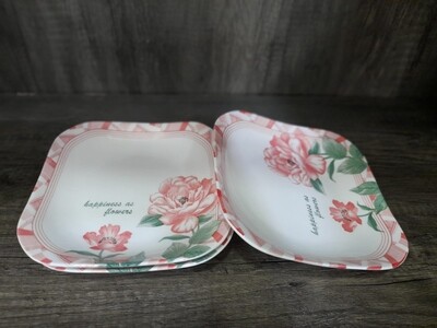 Sundabest 7.5&quot; square soup plates 3pcs #0061