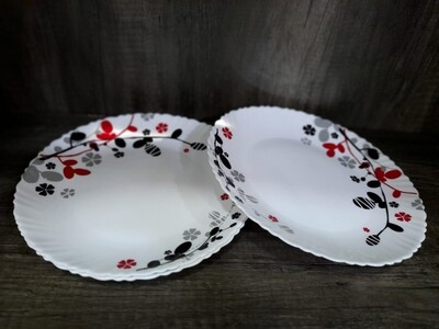 Sundabest 10.5&quot; glass dinner plate 3pcs  #130020134