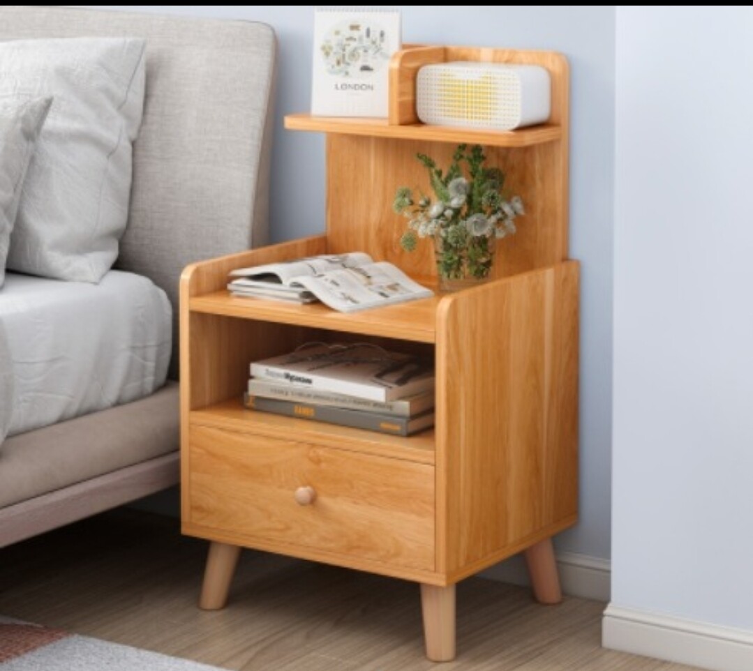 Bedside table with ground clearance & 10cm small size (H70cm:L33cm:W24cm #Bedside2