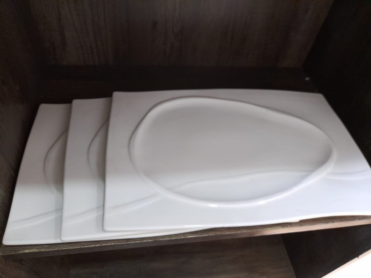 White platter plate 16" 1pc #DGM02 DAGM