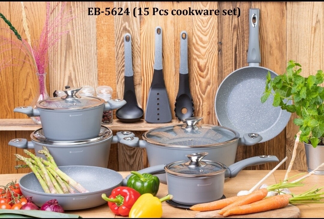 Edenberg 15pcs cookware set EB-5624