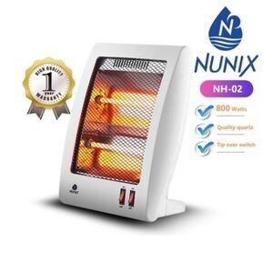 Nunix Quartz room heater with 2 heat settings 400W 800W. NH-02