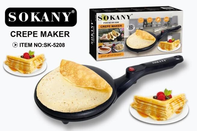 Sokany electric pancake maker SK-5208 20cm 650W