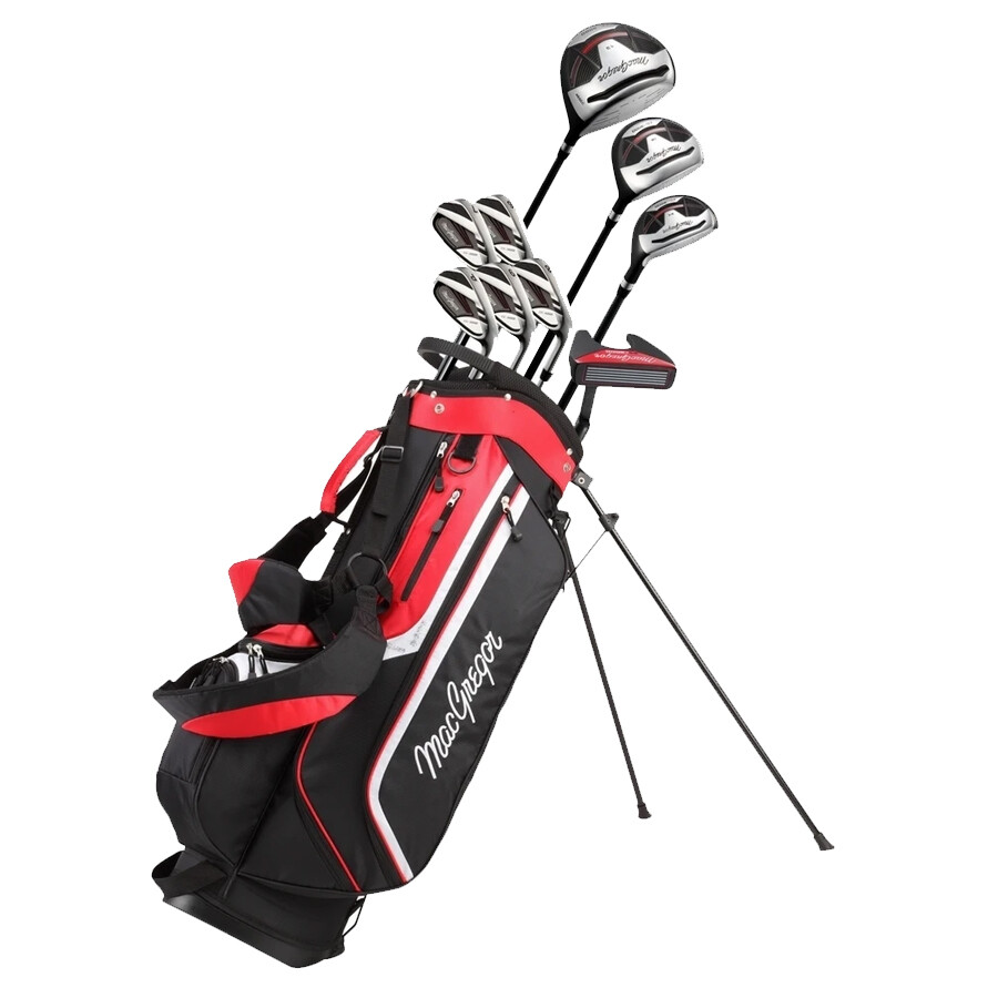 AMGCS-R Golf Club Set for Men - 13 Right-Handed Clubs with Tigeroar Golf Stand Bag