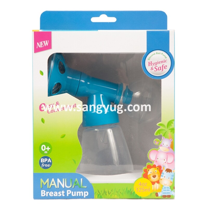 Jungle Buddies Manual Breast Pump BPA Free 4Oz 125Ml #LE15360