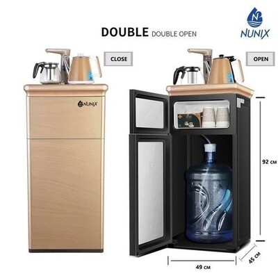 Nunix R77 bottom load water dispenser. Hot & Normal with 1 electric & infuser kettle
