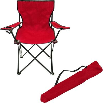 Weekender portable folding camping chair. With arms & cupholder #WK015