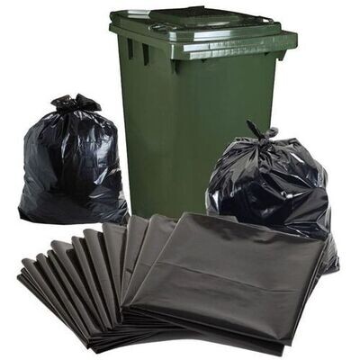 Biohazard disposable bin liners 30x36cm 25pcs. Waste disposal bags