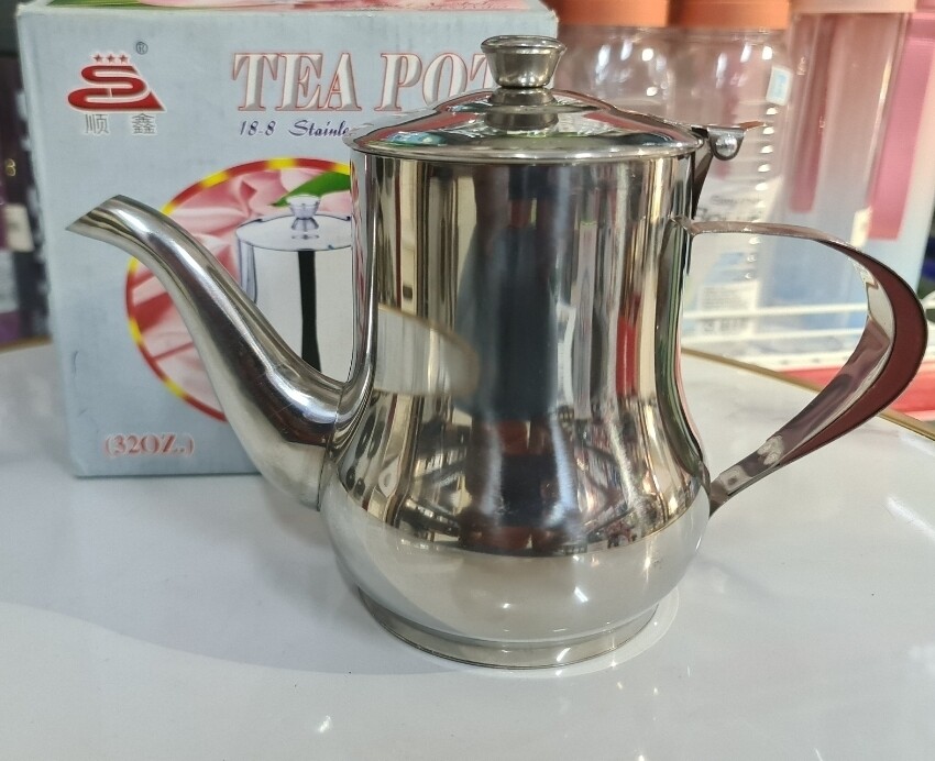 Stainless steel tea pot 32oz #WBSP1