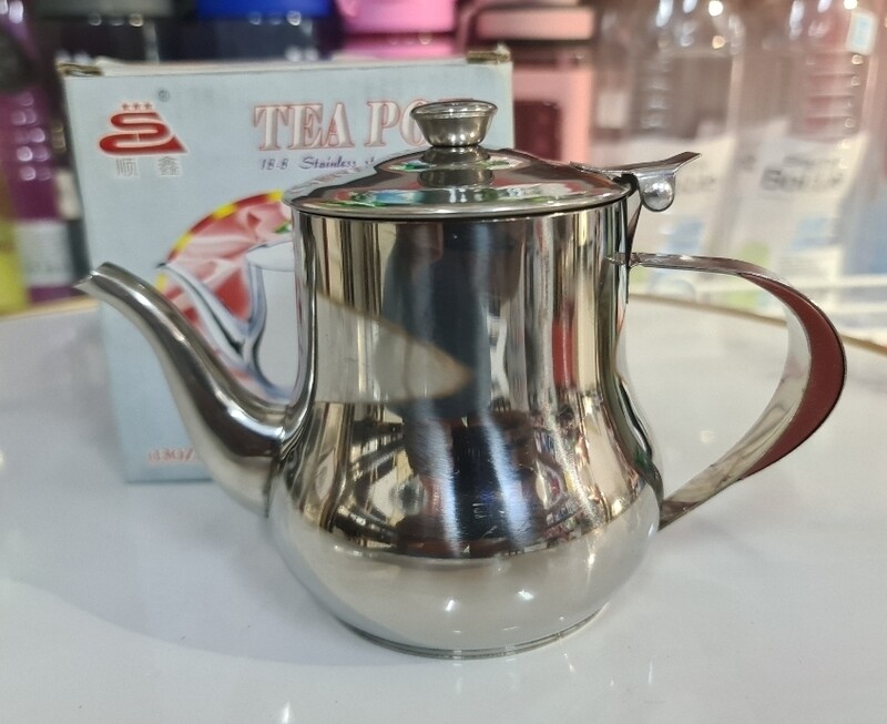 Stainless steel tea pot 13oz