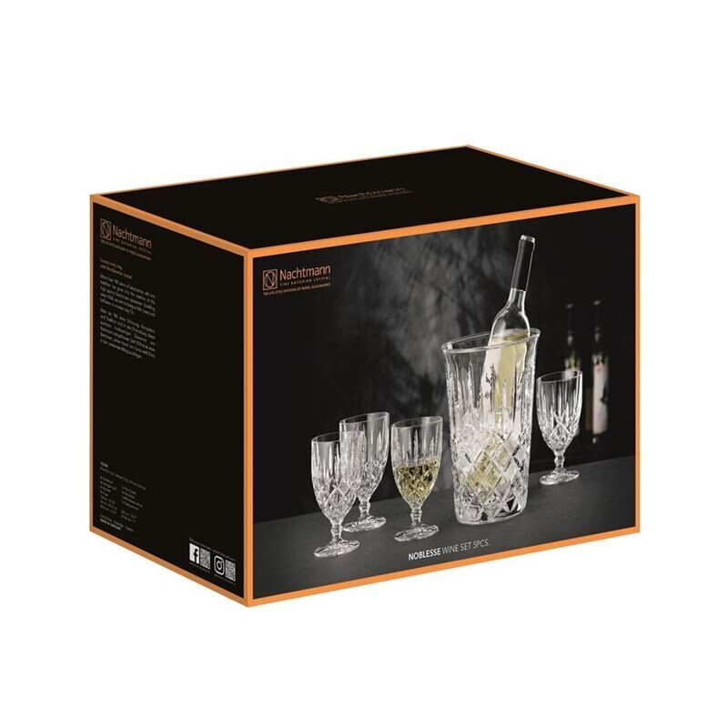 Nachtmann Crystal – Noblesse Wine 5pc Set (Made in Germany) #102388
