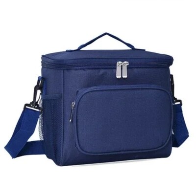 Fashion Thermal Insulated Lunch Box Food Bag Picnic Storage Bag. BLUE