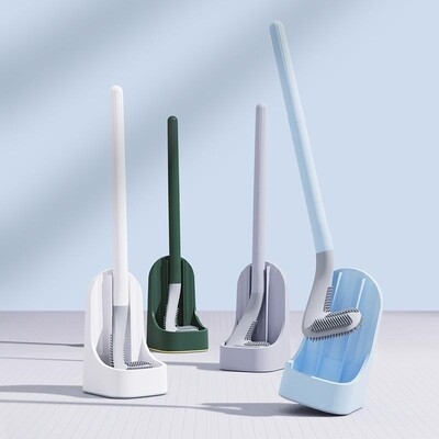 GOLF silicon toilet brush with holder in decor colours #CD023 GOLF silicon toilet brush with holder in decor colours #CD023