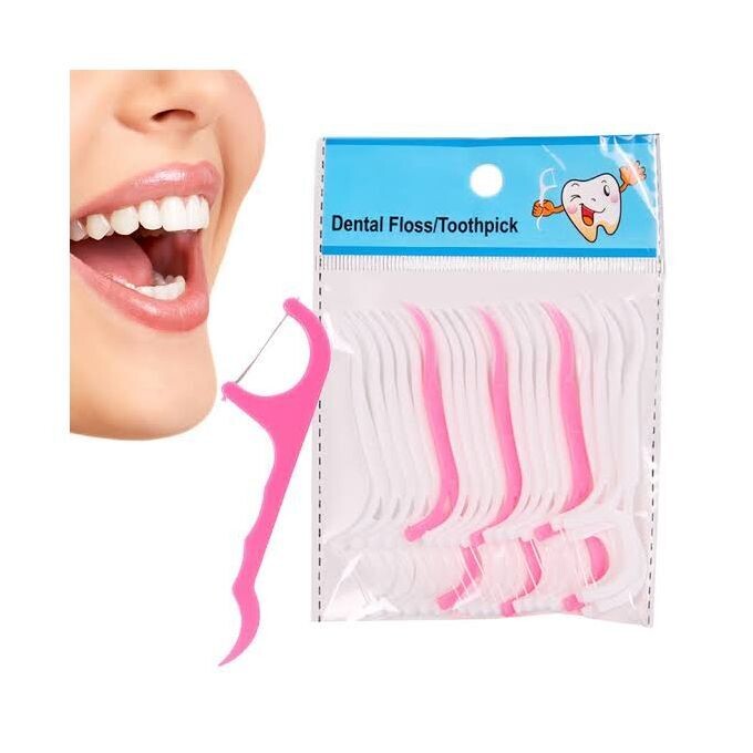 Fashion Classic Dental Floss Pick Toothpick Interdental Cleaner Tooth Pick Flosser 24pcs