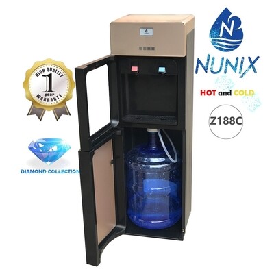 Nunix hot & cold water dispenser Z188C Bottom load with cover for child lock