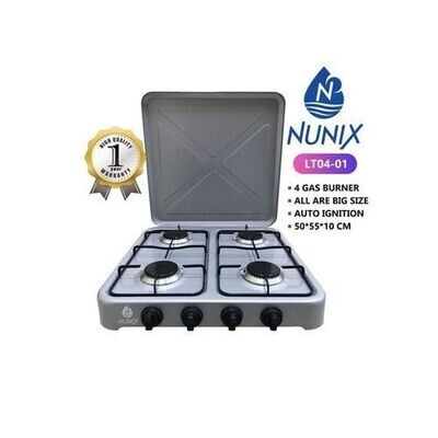 Nunix 4 gas burner Table Top LT04-01