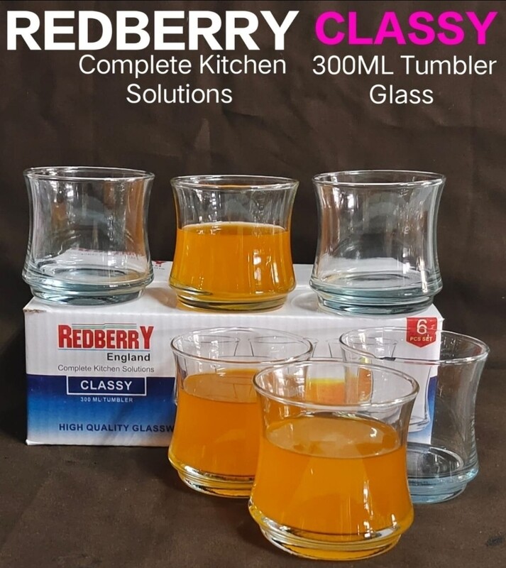 Redberry CLASSY Glass 6pcs Set - 300ml