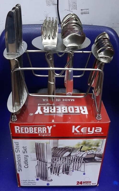 Redberry stainless steel 24pcs cutlery set Keya