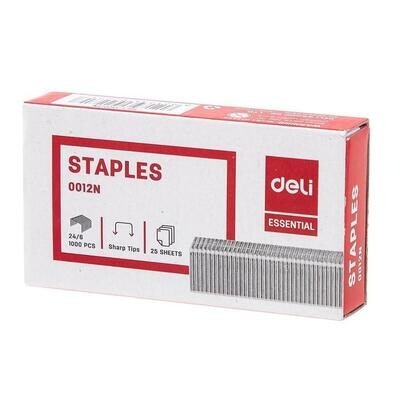 DELI E0012N STAPLES 24/6 1000 staples