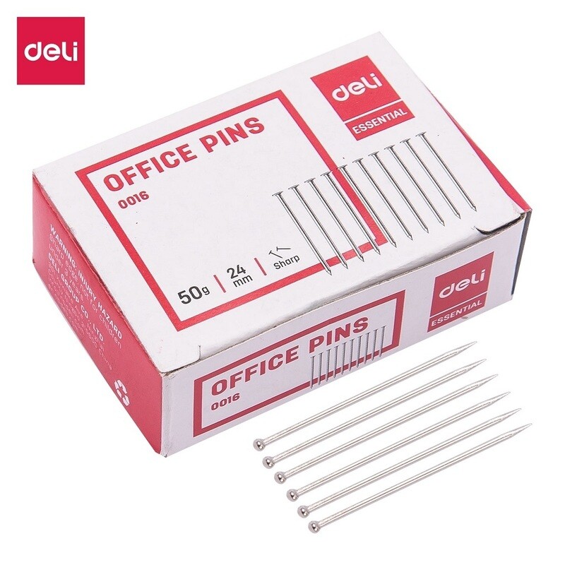 DELI E0016 office pins 50G