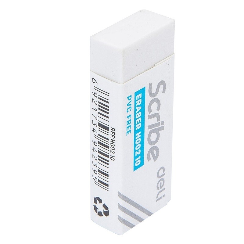 DELI H00210 scribe eraser PVC FREE