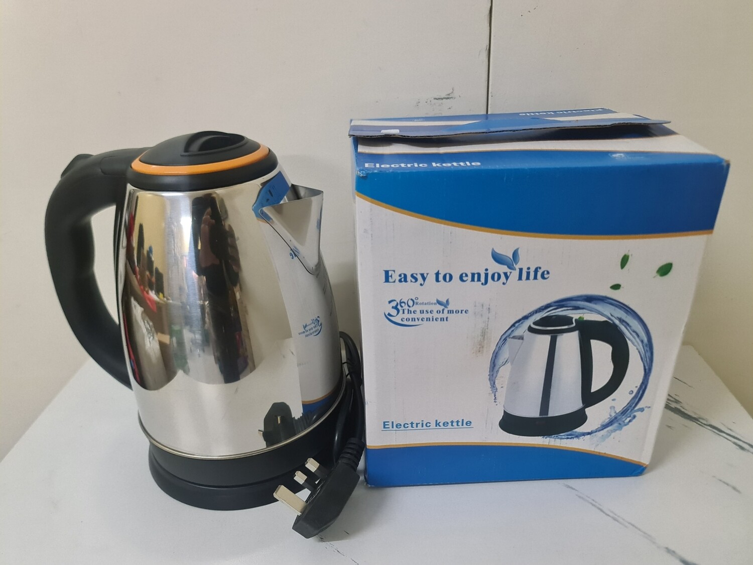Stainless Steel Electric Kettle 1.8L - Easy Life 1500W XDM-15-18A Easy Life