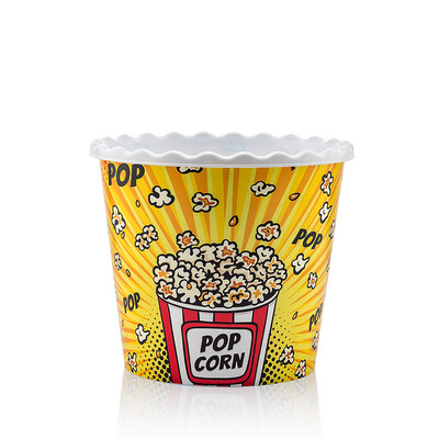 Qlux Plastic Popcorn Tubs 2.2L BSF-00805 #L805 - Movie Night Essentials