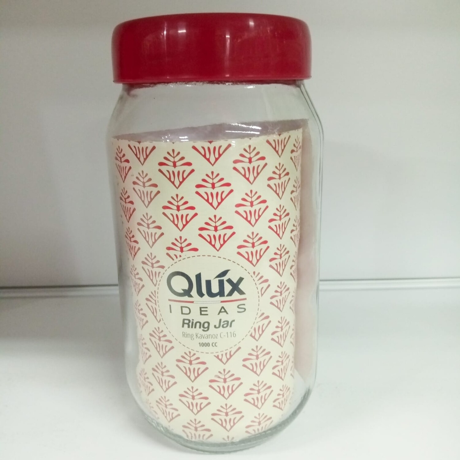 Qlux ring jar 1000ml C-00116