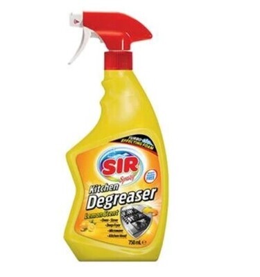 SIR | Kitchen Degreaser with Lemon Scent, 12x750ml