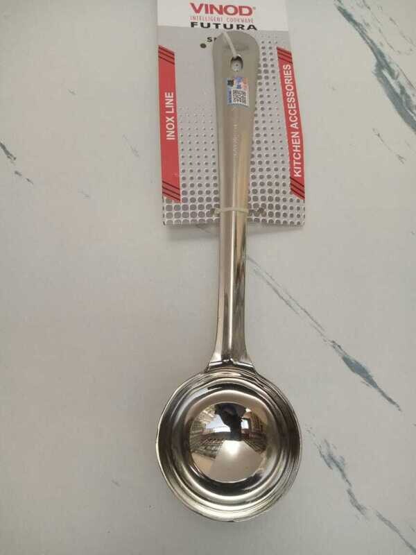 Vinod stainless steel Oval spoon Bhaji #1 21cm