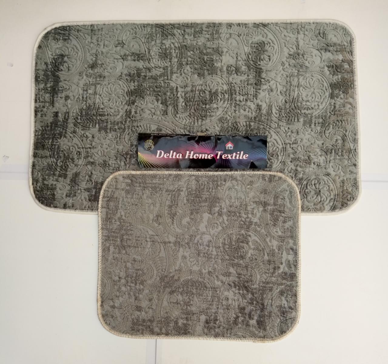 Delta Home Large Bathroom mat 2pc 100*60cm/80*50cm