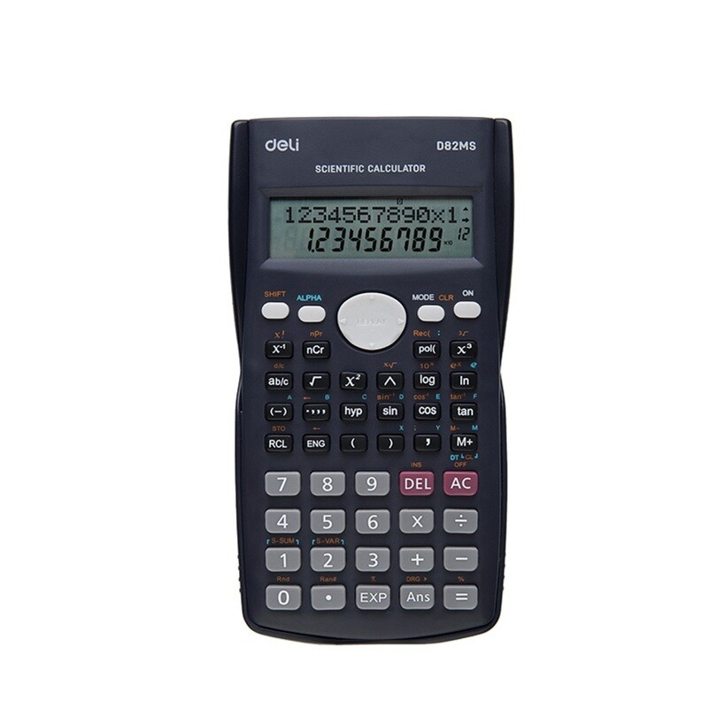 DELI ED82MS core scientific calculator 240F. Student calculator