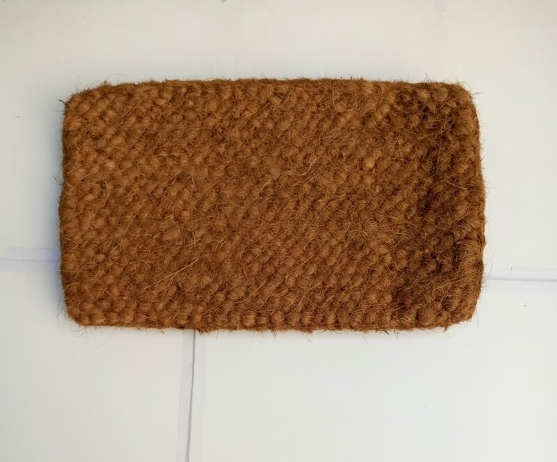 Heavy sisal door mat size 79x48cm 6cm thickness